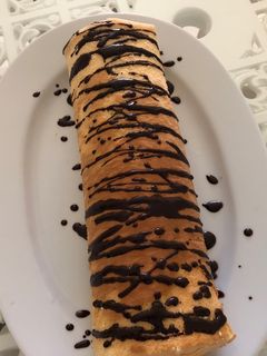 Una foto de Brazo de gitano de chocolate