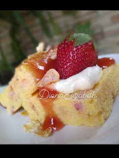 Una foto de Postre saludable de polenta.👩🏼🍳😃👌🏻