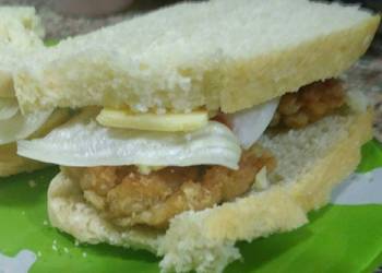 The New Way Making Recipe Fried chicken sandwich Delicious Steady