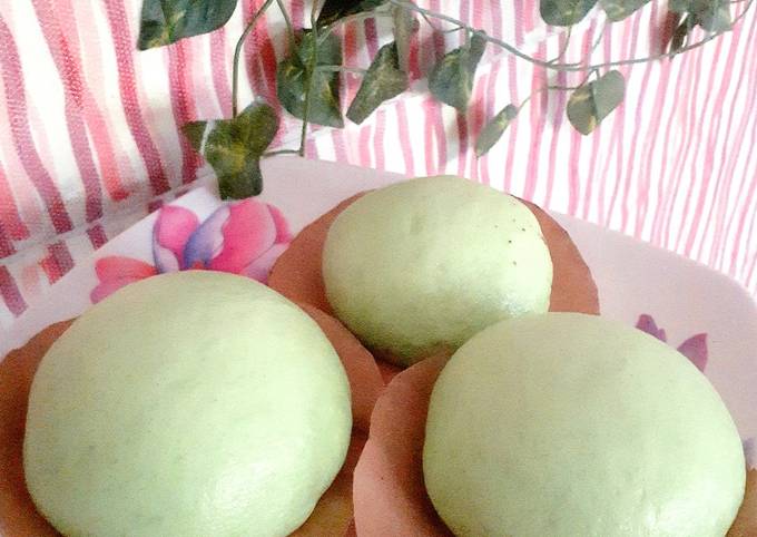 Resep Bakpau Pandan Kacang Hijau Oleh Gania Kitchen Cookpad