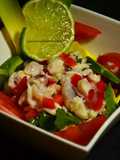 Ceviche de daurade, comme au Costa Rica