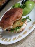 Vegan Fried Green Tomato Sandwich