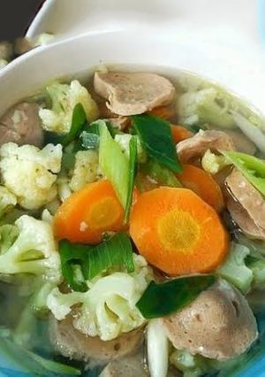 Foto resep Sop kembang kol