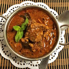 A picture of Gongura Mamsam.