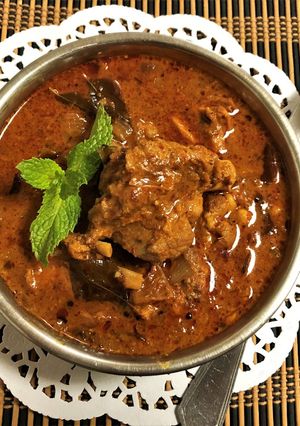 A picture of Gongura Mamsam.