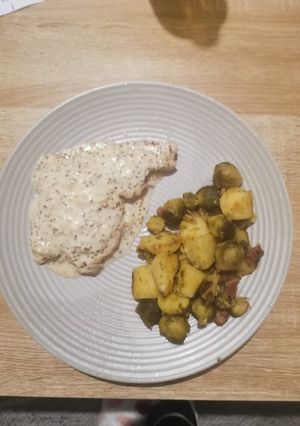 Une photo de Côtes de porc sauce à la moutarde