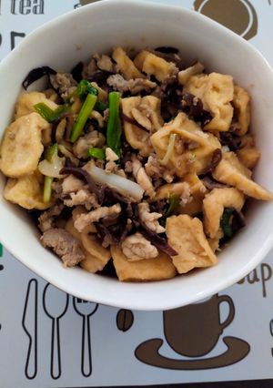 Foto resep Ca tahu ayam giling