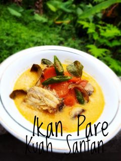Foto resep Ikan pare kuah santan