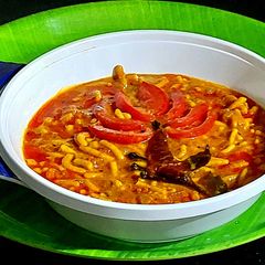 A picture of Sev tamatar sabji.