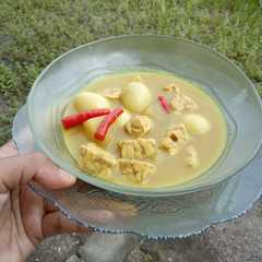 A picture of Opor telur puyuh mix tempe sederhana.
