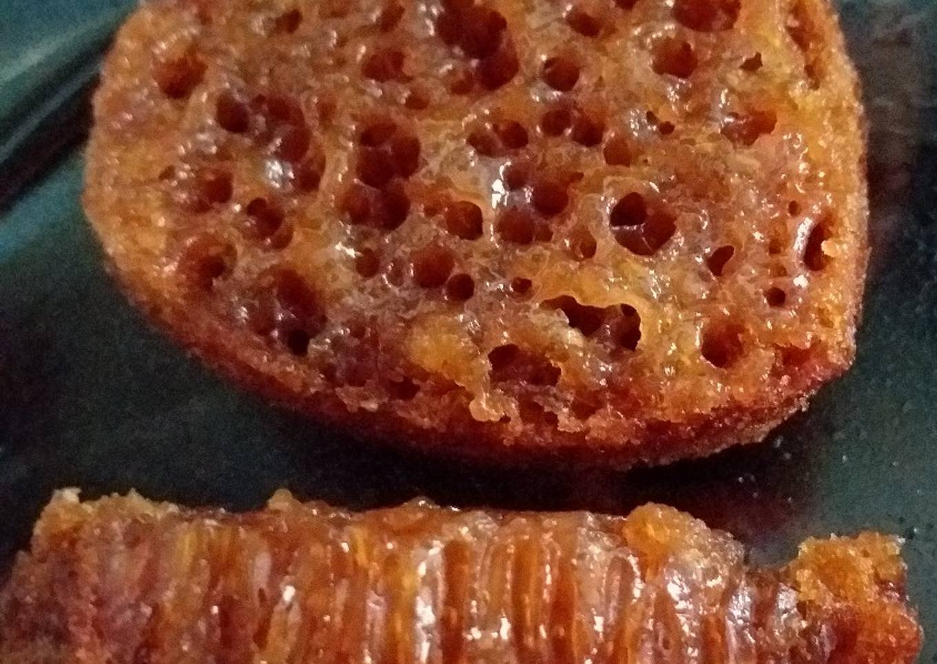 Kue Karamel Sarang Semut 1 telur super ekonomis