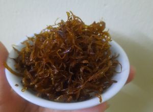 Hình của món Ruốc nấm đùi gà (món chay).