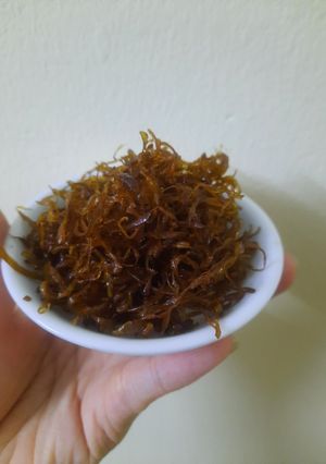 Hình của món Ruốc nấm đùi gà (món chay).