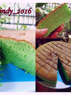 Foto resep Ogura pandan cake moist