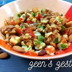 A picture of Jackfruit Seed and Nut Salad.