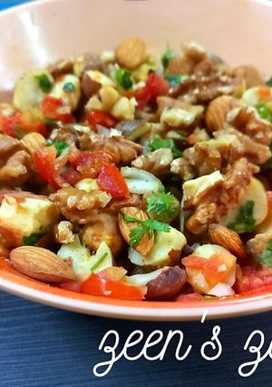 A picture of Jackfruit Seed and Nut Salad.
