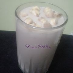 A picture of Banana milk shake.