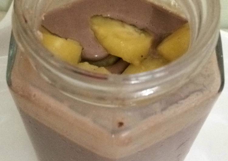 Overnight Oatmeal Coco Banana (kreasi sarapan sehat dengan oat)