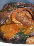 Amala and Ewedu