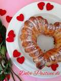 Torta Cuore alla ricotta e lamponi