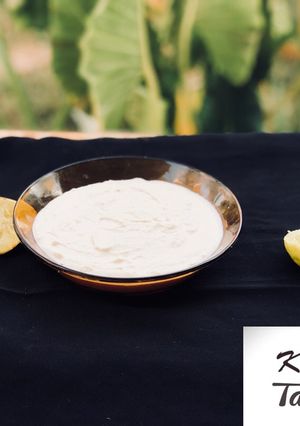 A picture of Home made cream cheese.