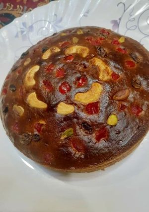 আটা-গুড়ের ড্রাই ফ্রুটস কেক (atta gurer dry fruits cake recipe in Bengali) রেসিপির প্রধান ছবি