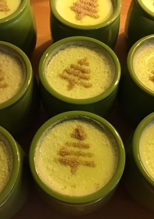 Une photo de Petits pots de crème dessert pistache vanille
