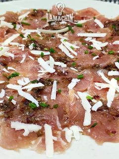 Una foto de Carpaccio de solomillo de cerdo