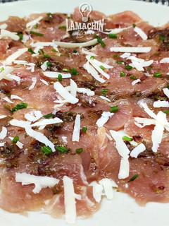 Una foto de Carpaccio de solomillo de cerdo