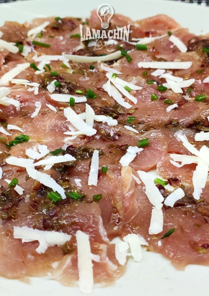 Una foto de Carpaccio de solomillo de cerdo