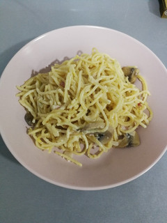 Una foto de Espaguetis a la carbonara🍝