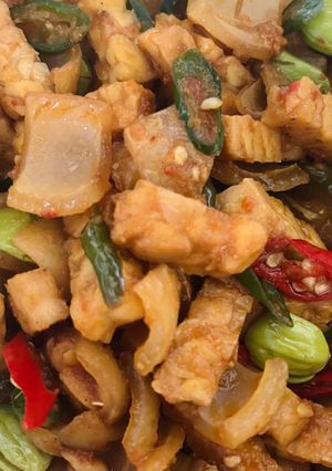 Foto resep Sambal goreng tempe kikil petai