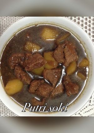 Foto resep Semur daging dan kentang