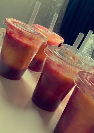 صورة لوصفة عصير البرتقال بالجزر والشمندر 🍊🥕