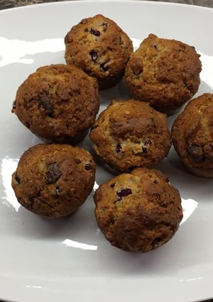 Gránátalmás muffin recept fotója