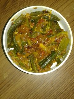 A picture of Spicy lady finger.