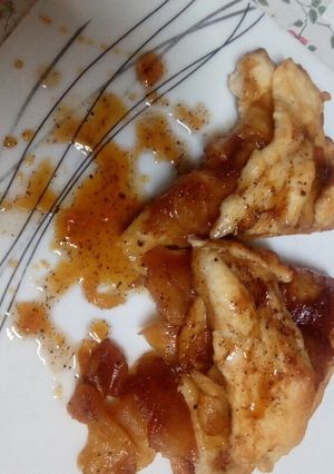 صورة لوصفة فطيره التفاح بالقرفه