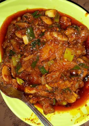 Foto resep Cumi Jamur Pete