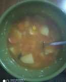 Σούπα με τραχανά, κους κους και σέλινο