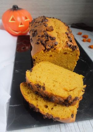Foto di Plumcake alla zucca con gocce di cioccolato senza glutine