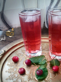 عکسی از دستور آیس تی (چای سرد) آلبالو