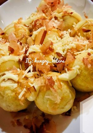 Foto resep Takoyaki with smoke beef & cheese ❤️