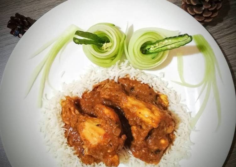 Recipe of Homemade Chicken korma with Rice