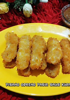 Foto resep Pisang Goreng Pasir Saus Kurma