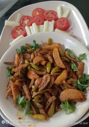A picture of Sweet and sour coconia.