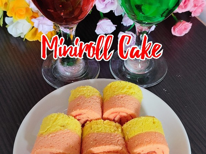 Anti Ribet, Buat Rainbow Miniroll Cake aka Bolu Gulung Mini Wajib Dicoba