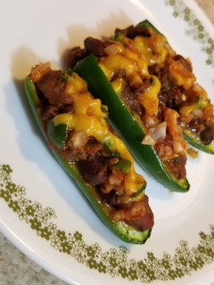 A picture of Chili Cheese Stuffed Jalapenos.