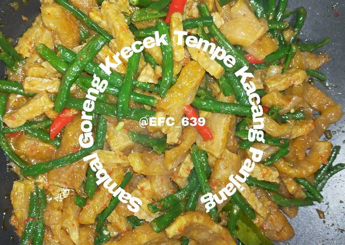 Sambal Goreng Krecek Tempe Kacang Panjang