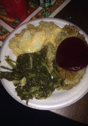 A picture of Mixed greens.