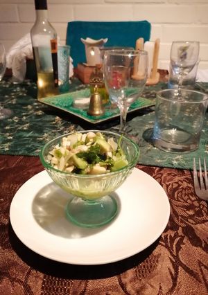 Una foto de Ceviche de champiñón